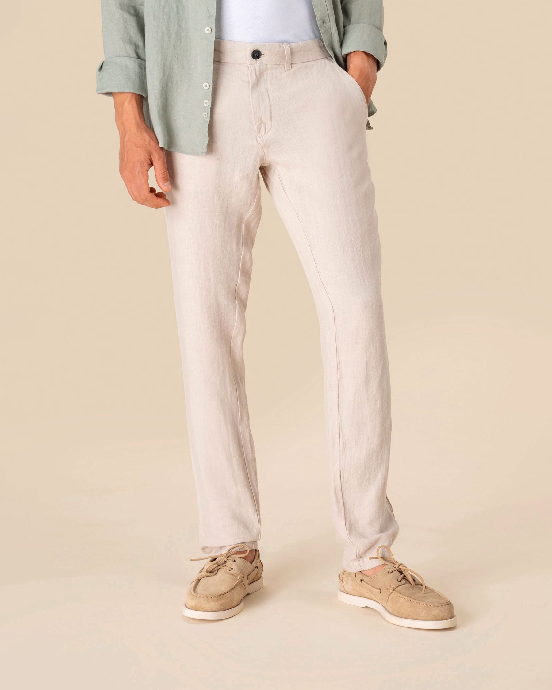 Herren Leinenhose White Sand von VIVID