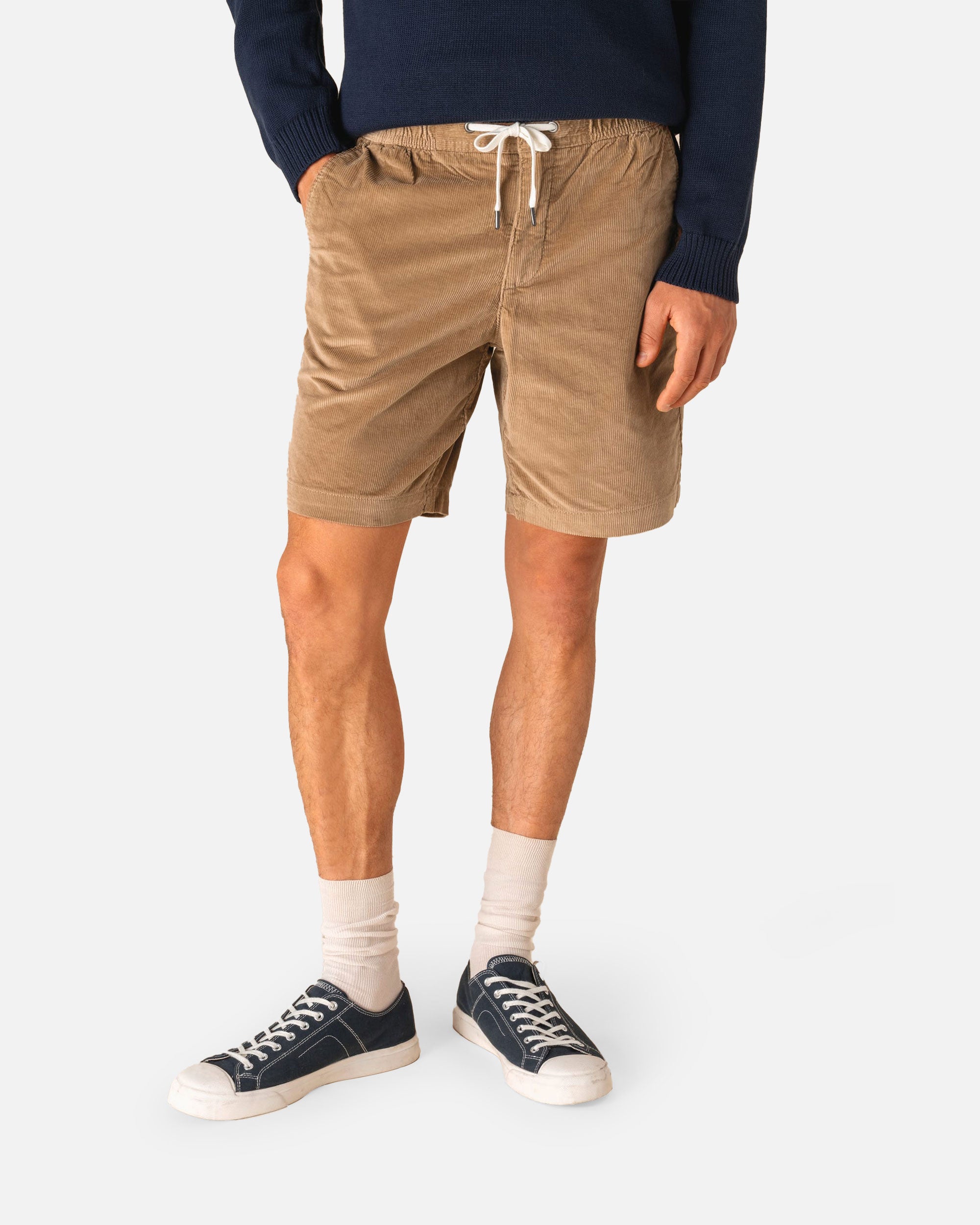 Herren Cord Shorts Caramel von VIVID