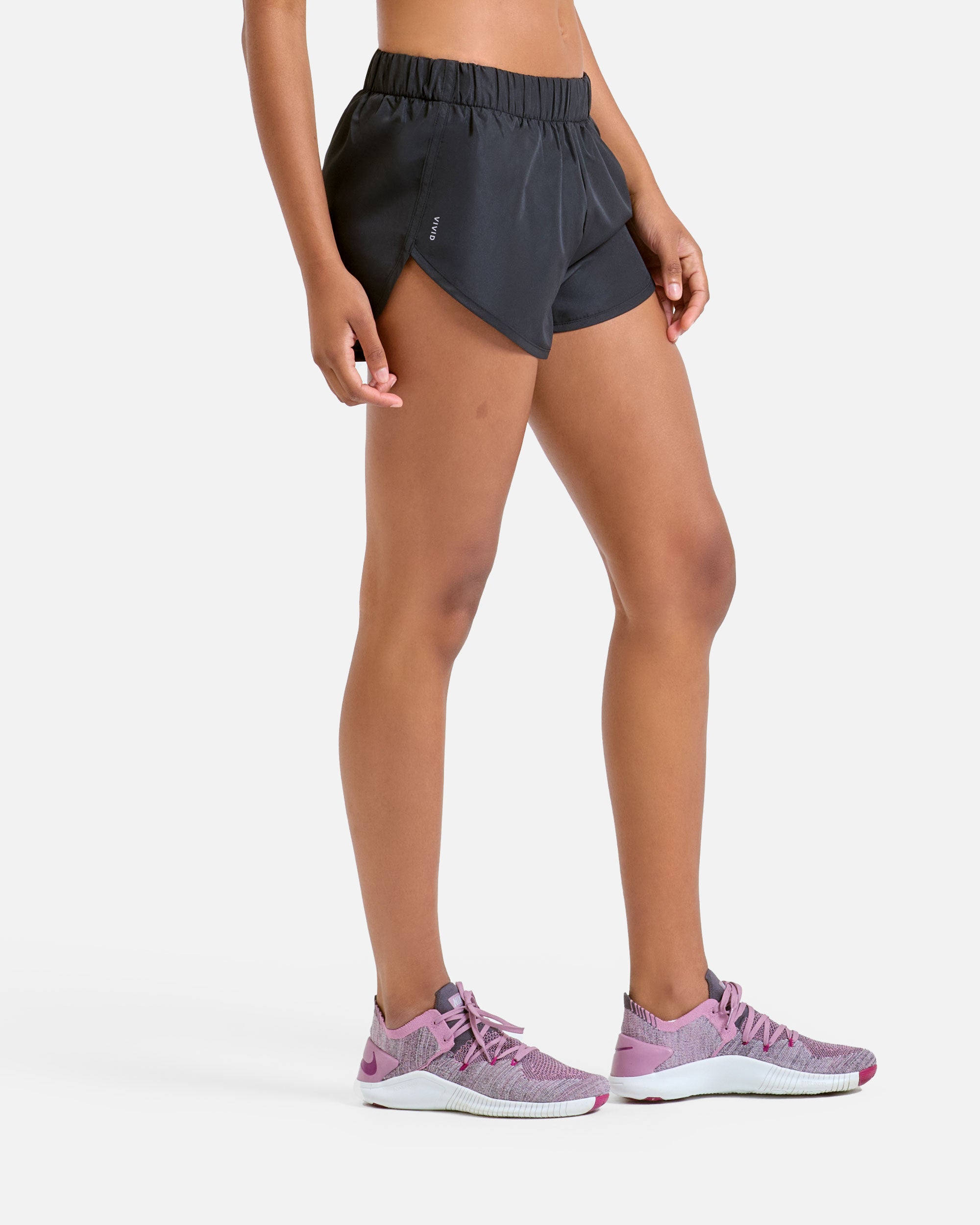 Damen Running Sport Shorts Black von VIVID