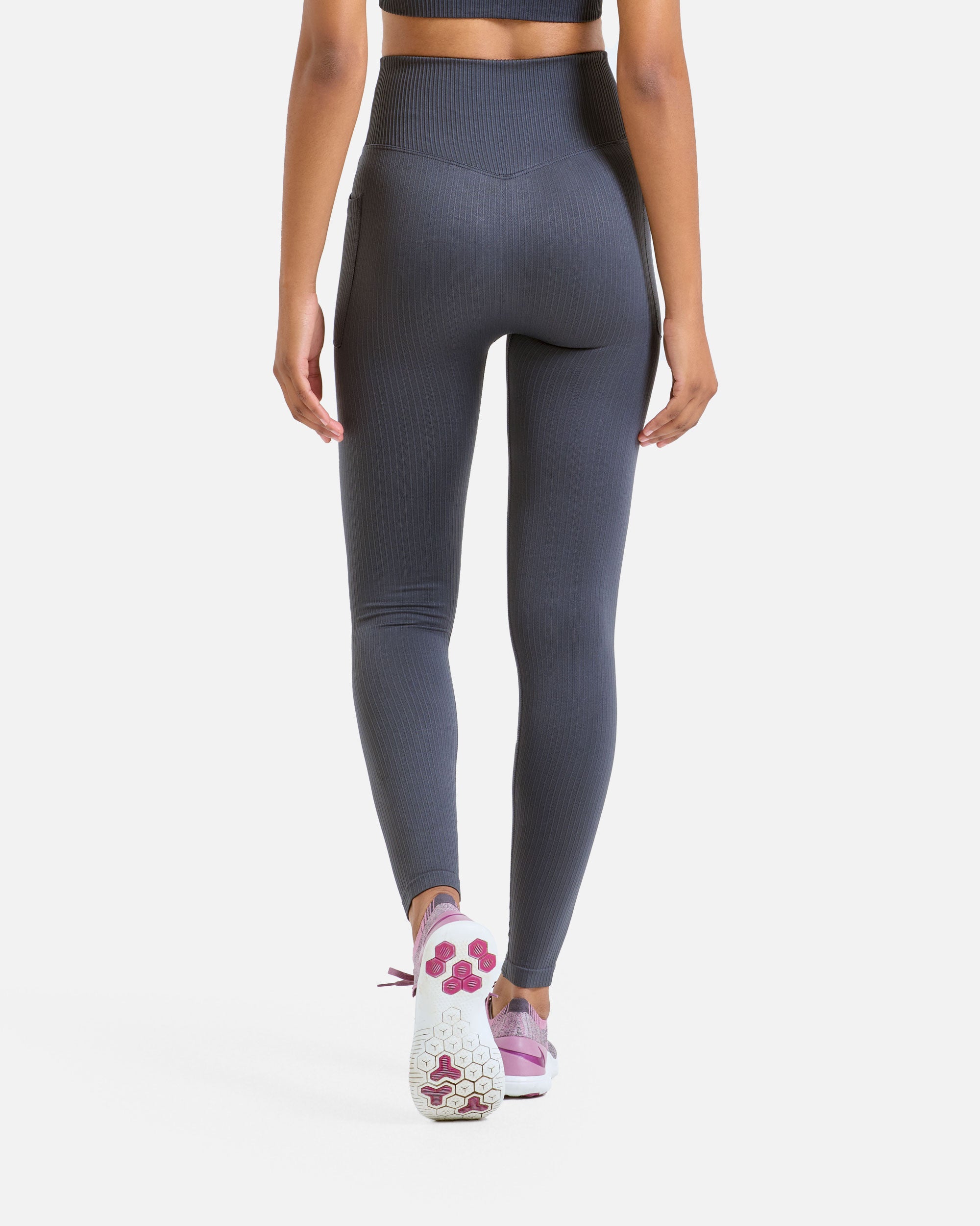 Damen Ribbed Pocket Leggings von VIVID