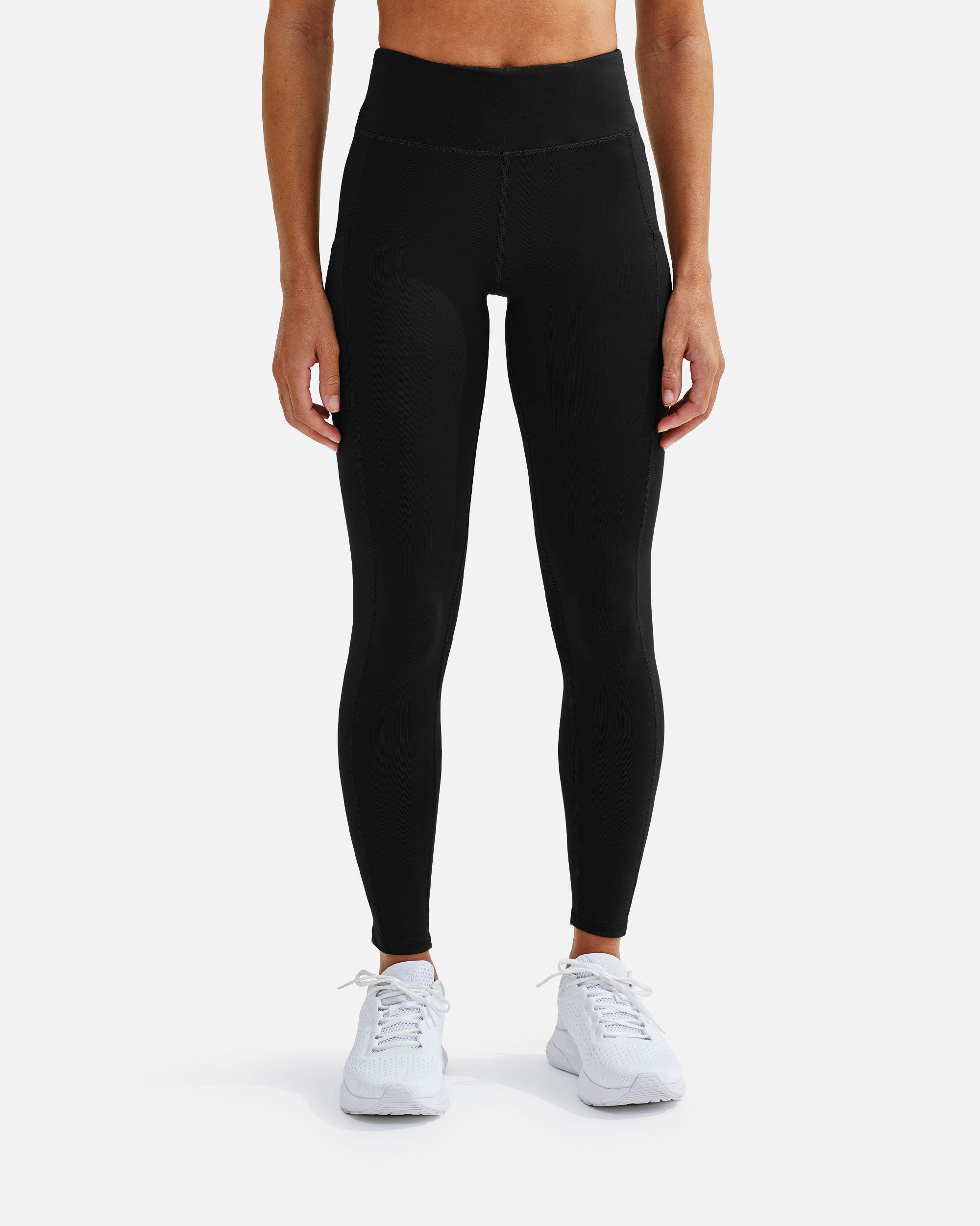 Damen Kompressions Pocket Leggings Black von VIVID