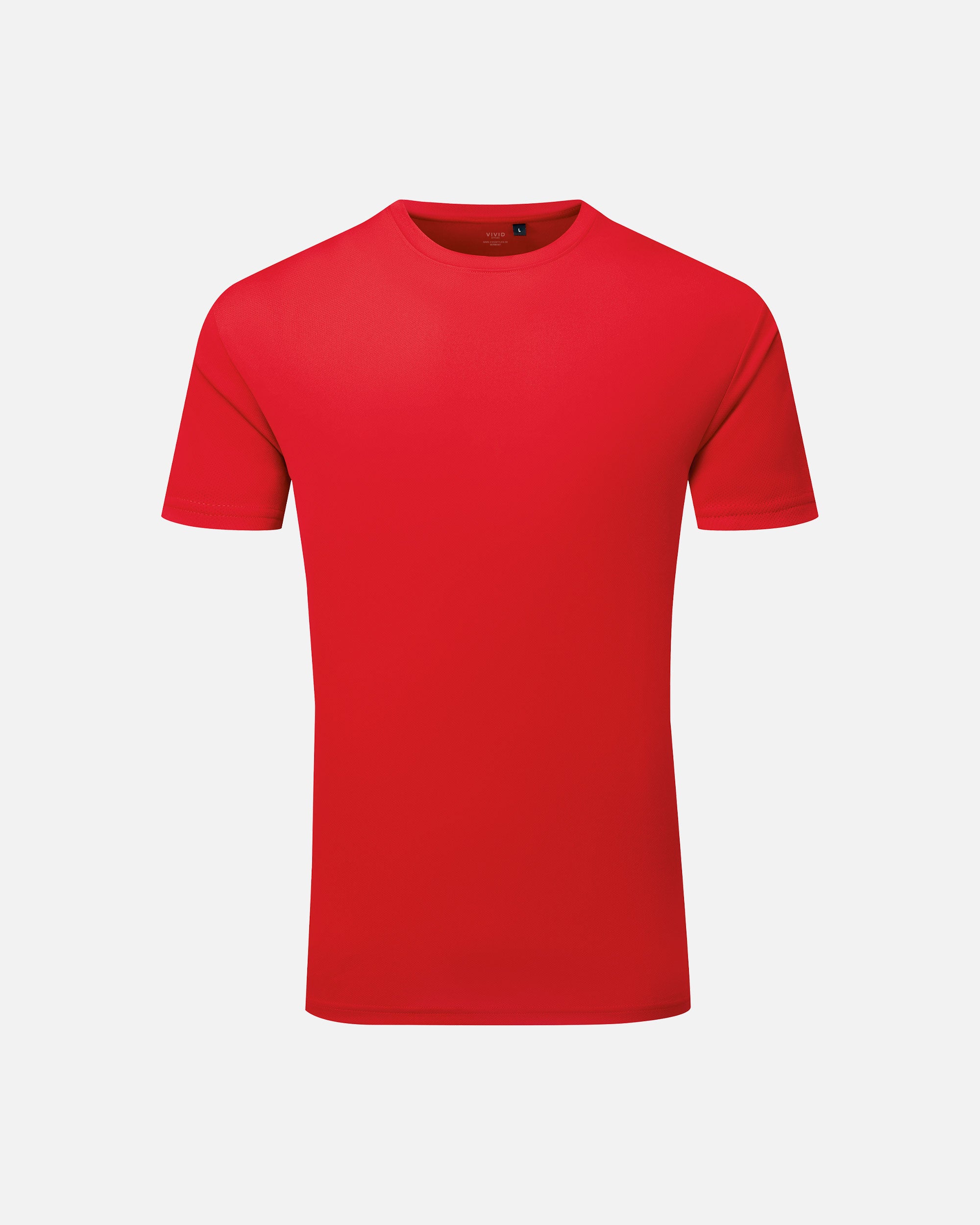 Herren Active Sport T-Shirt Fire Red von VIVID
