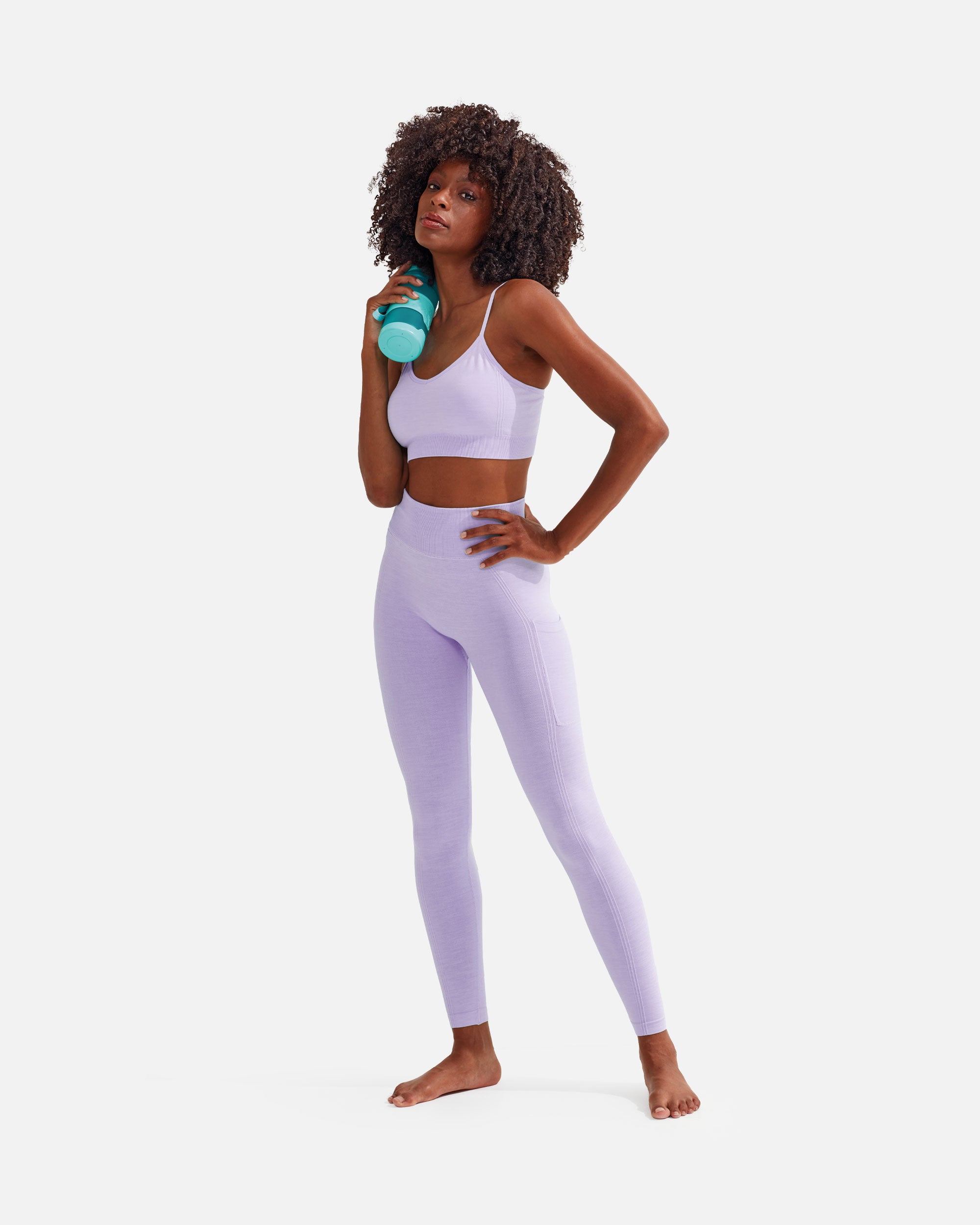Damen Flex 2.0 Pocket Leggings Lilac von VIVID