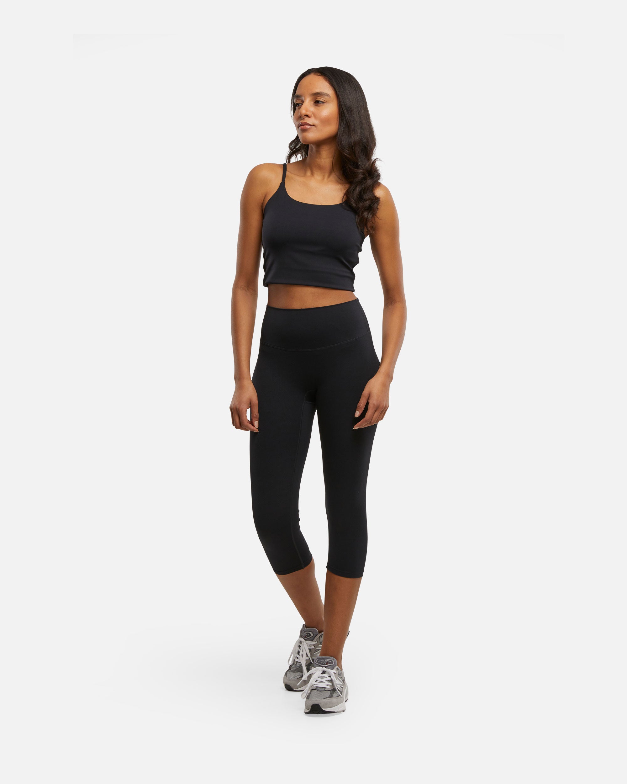 Damen Capri ¾ Pocket Leggings