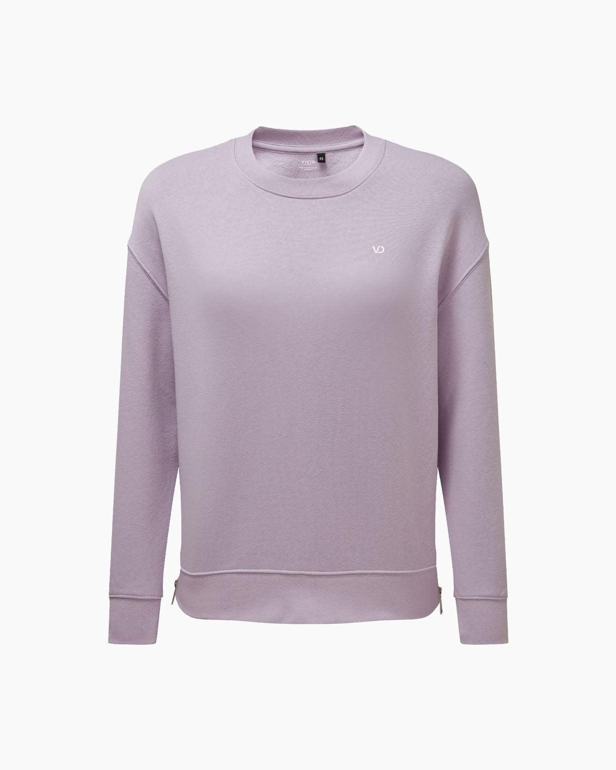 Damen Chill Zip Sweatshirt Lilac von V I V I D